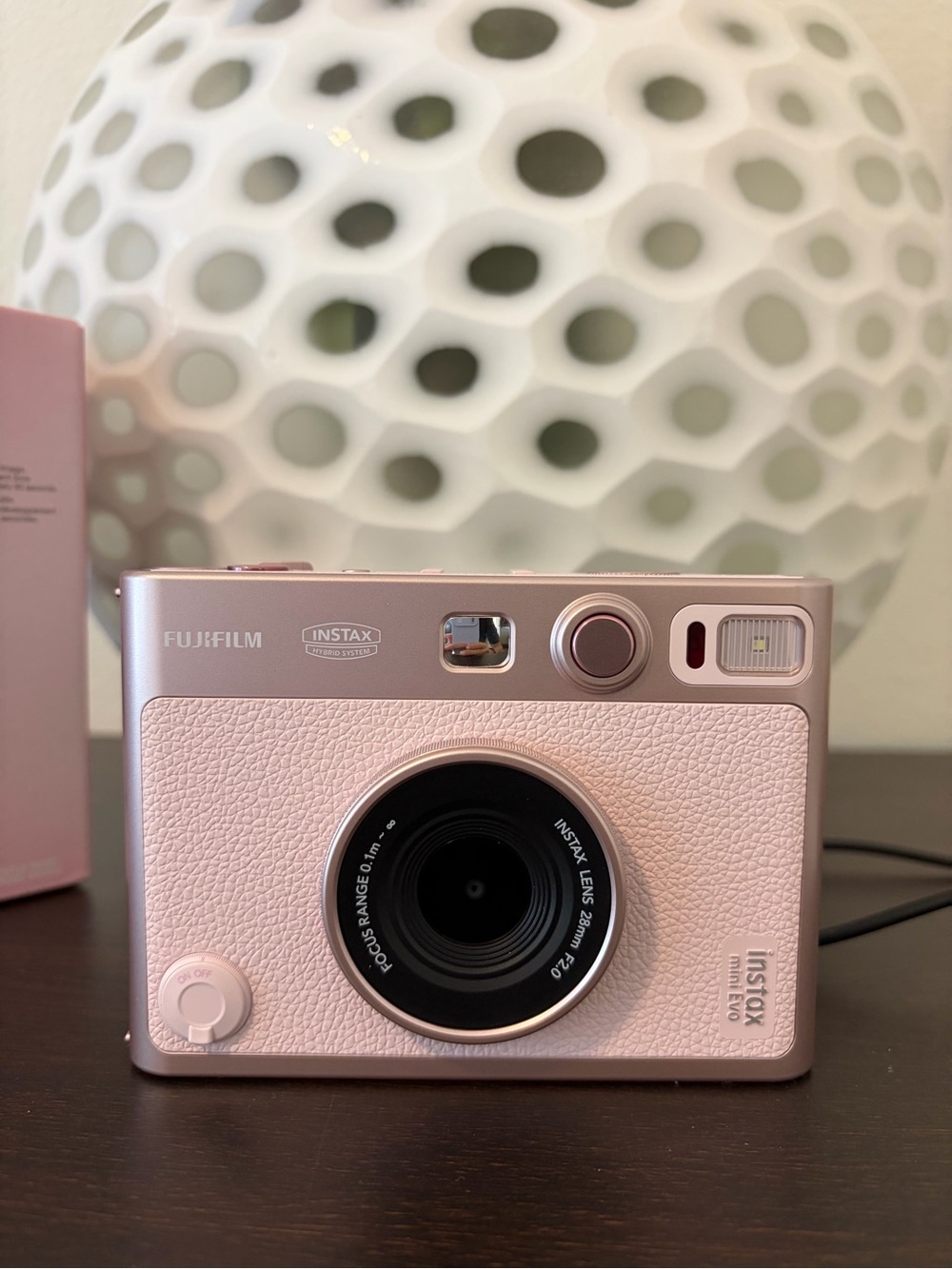 Fujifilm Instax Mini Evo Instant Camera - Gentle Rose - Picture 2 of 7
